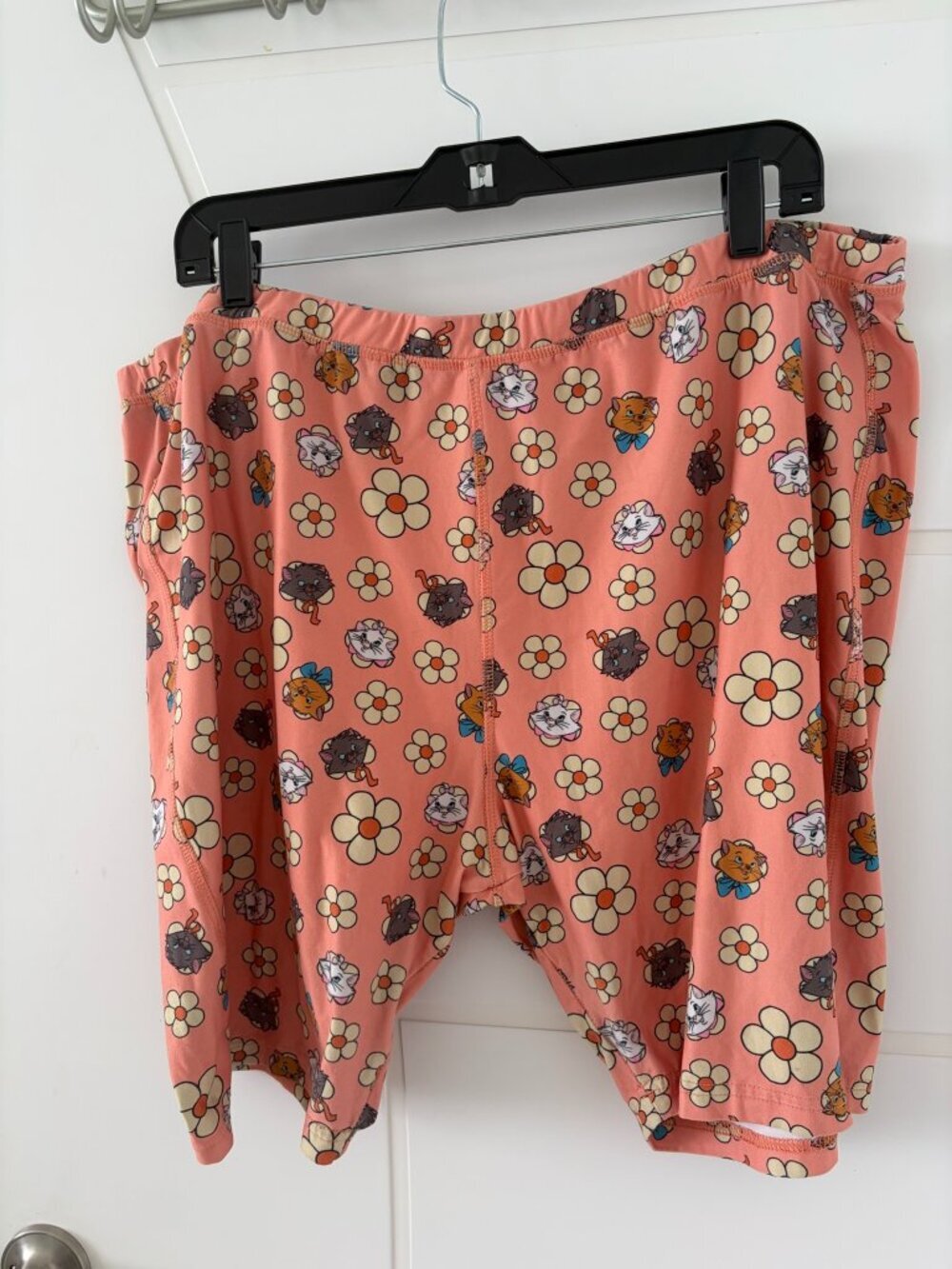 Disney Parks Aristocats Marie Cat Floral Print Biker Shorts Womens Size 2XL plus
